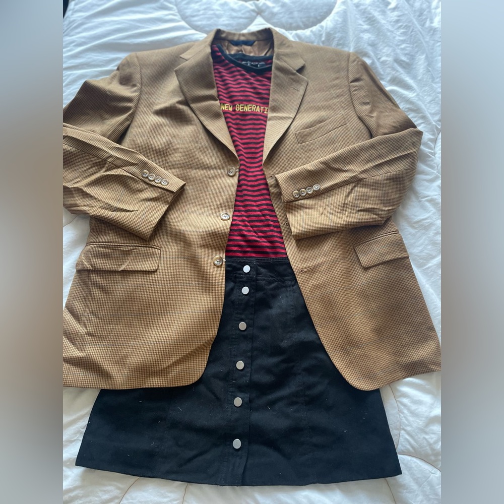 Black and Red Stripped Shirt
